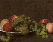 Peaches and Grapes - 亨利·方丹·拉图尔